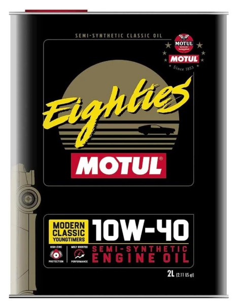 HUILE MOTUL CLASSIC EIGHTIES 10W40 2L 110619