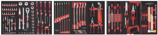 Servante d'atelier BT700 8 tiroirs 143 pcs Kraftwerk KW102.118.101 – Image 2