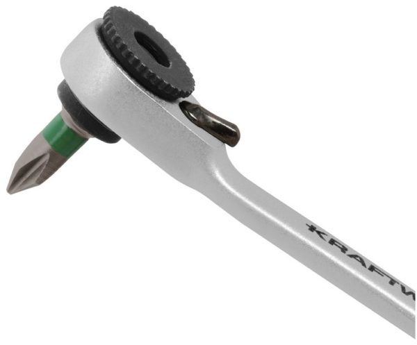 Boîte d'embouts avec mini clé à cliquet 1/4", 27 pcs Kraftwerk KW306.378.008 – Image 3