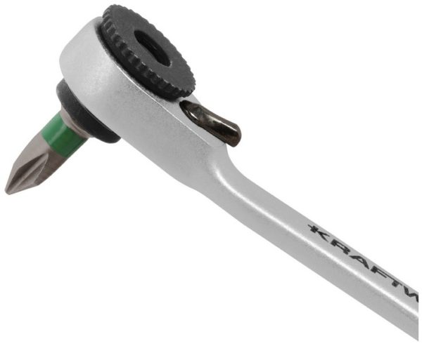 Boîte d'embouts avec mini clé à cliquet 1/4", 27 pcs Kraftwerk KW306.378.008 – Image 3