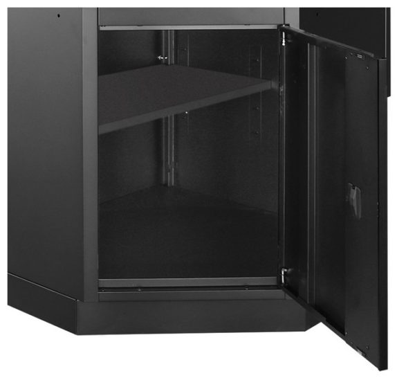 MOBILIO BLACK EDITION Mobilier d'atelier 5 éléments, Hêtre Kraftwerk KW3964O-BLK – Image 5