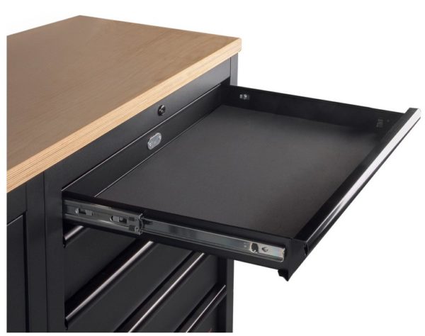MOBILIO BLK Mobilier d'atelier 2 éléments, Hêtre Kraftwerk KW3964K-BLK-018 – Image 4