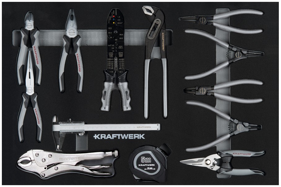 BT LINE Servante d'atelier BT700s, 7 tiroirs, 194 pcs Kraftwerk KW102.107.BLK1 – Image 6