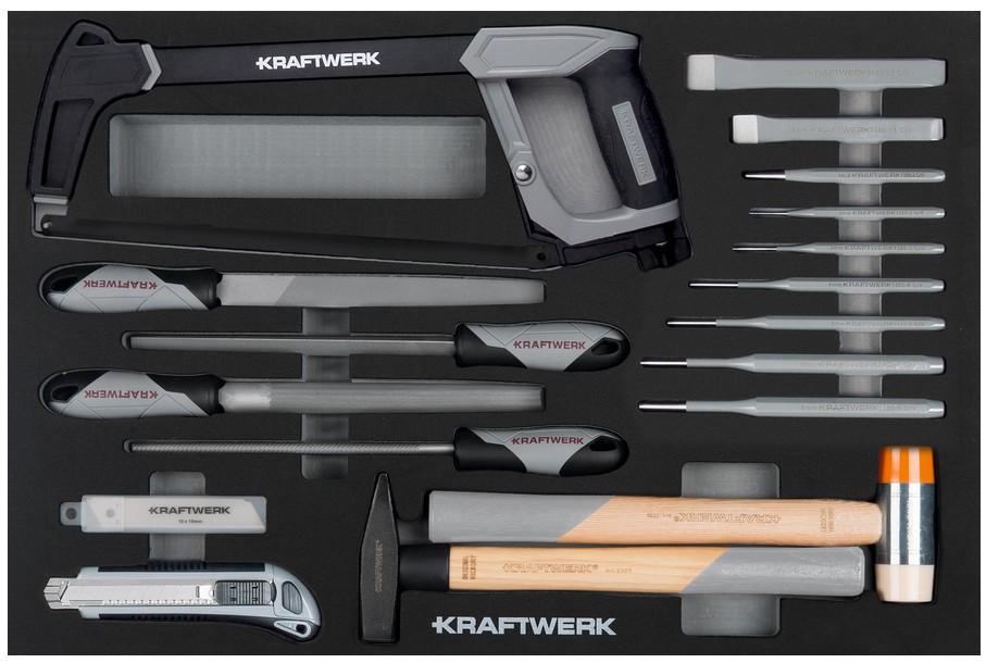 BT LINE Servante d'atelier BT700s, 7 tiroirs, 194 pcs Kraftwerk KW102.107.BLK1 – Image 7