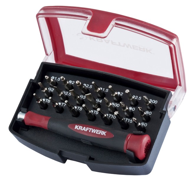 Boîte d`embout de précision 4 mm 22-p. Kraftwerk KW3180